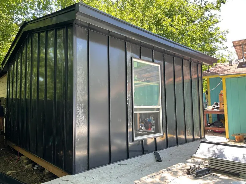 Black standing seam metal wall panels for Roof Inspection in Palmer Ranch